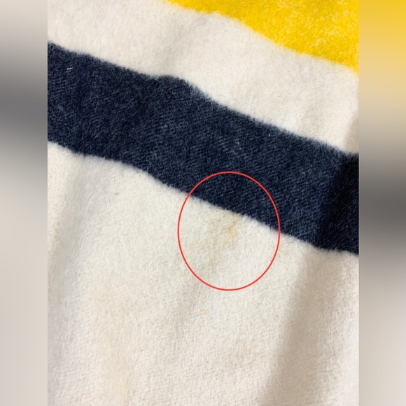 Vintage Wool Hudson Bay Four Points Blanket 88”x68” - Picture 8 of 11